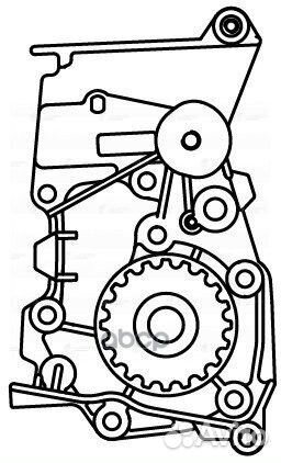 Насос водяной для а/м Лада Largus (10) /Renault