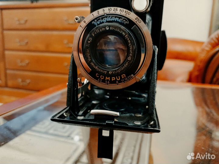 Фотоаппарат старинный Voigtlander compur -Германия