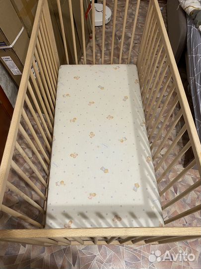 Детская кроватка IKEA сниглар