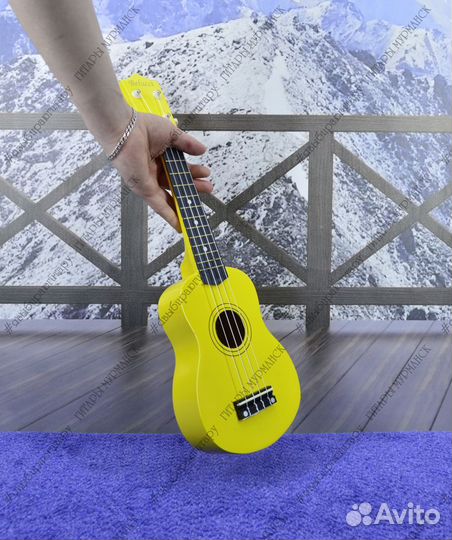 Укулеле - сопрано (новая), комплект