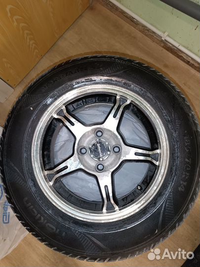 Диски с резиной r14/185/70 4/100 летние