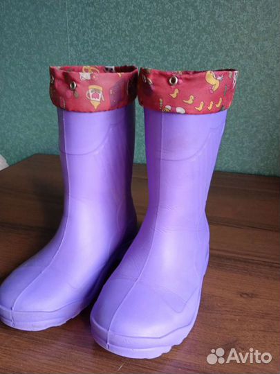 Сапоги резиновые для девочки