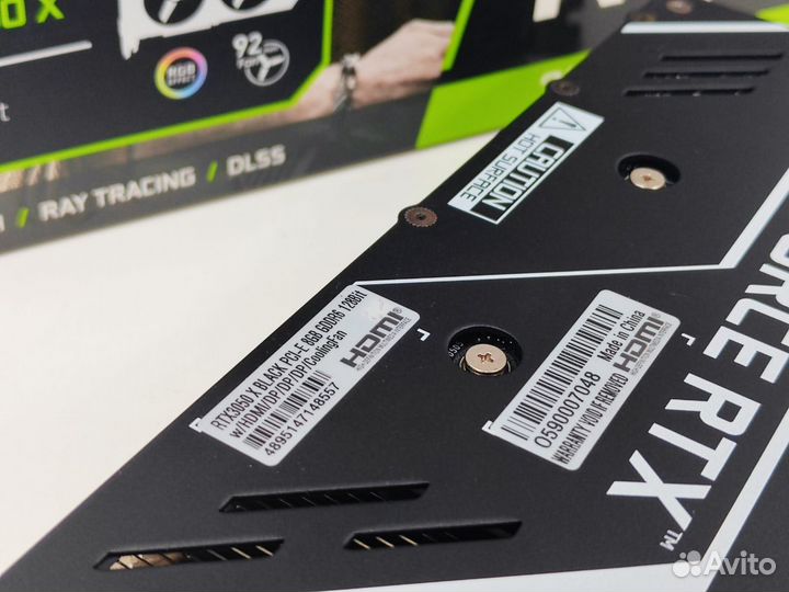 Видеокарта KFA2 X Black RTX 3050