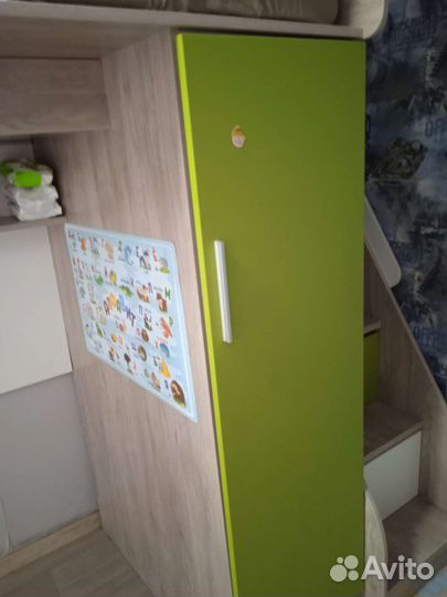 Кровать чердак с приставной лестницей