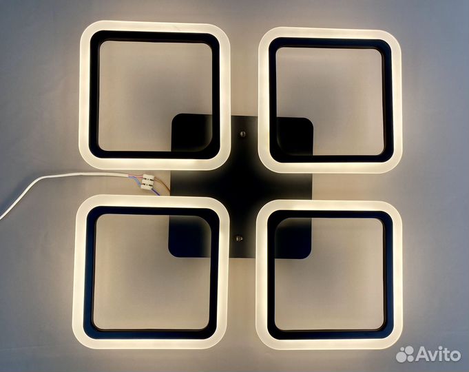 Люстра светодиодная Люмис 4 лампы с пультом