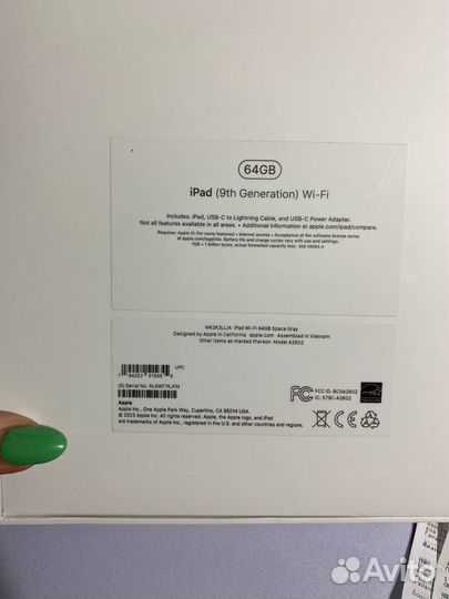 Планшет Apple iPad 9 со стилусом