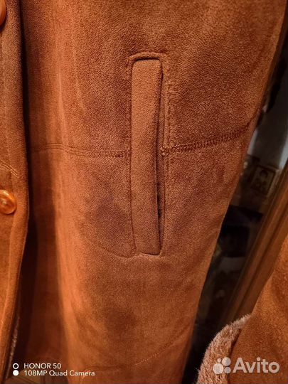 Дубленка натуральная женская 48 50 размер