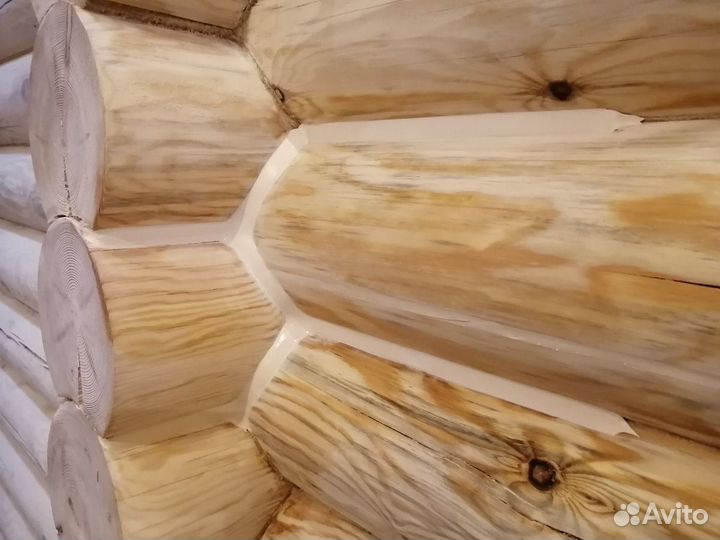 Тёплый шов Отделка срубов