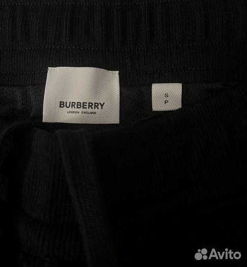 Штаны Burberry Embroidered Logo Fleece Jogging