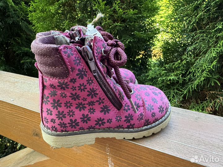 Ботинки демисезонные для девочки Котофей 23р