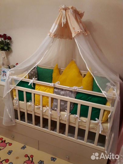 Бортики в кроватку