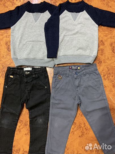Пакет - джемперы, брючки д/мальч р 92-98