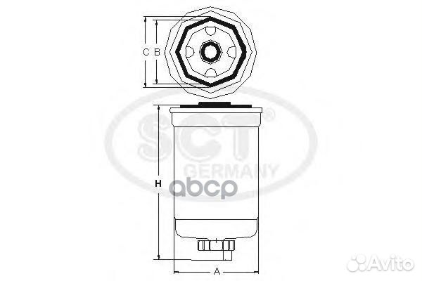 Топливный фильтр land rover discovery III/IV/RA
