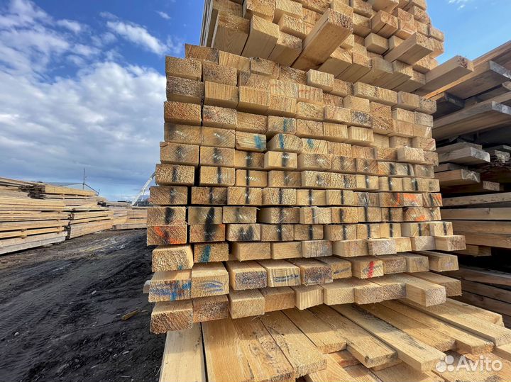 Доска обрезная 25х150