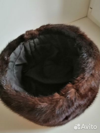 Шапка норковая женская бу