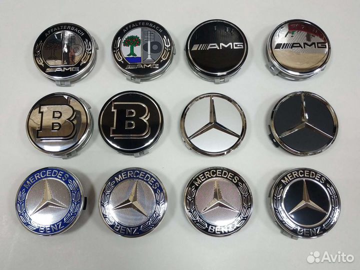 Колпачки на диски Mercedes