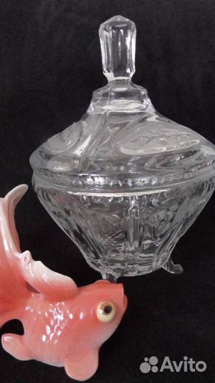 Ваза-конфетница. Югославия. СССР