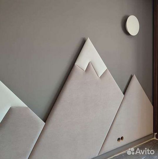 Мягкие стеновые панели,соты, детская кровать