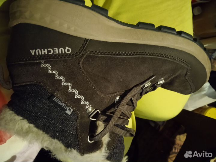 Ботинки с небольшим мехом (для Европейской зимы)