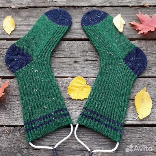 Носки вязаные, ручная работа га заказ