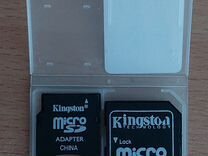 Карта памяти MicroSD 4gb Kingston б/у