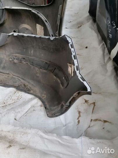 Бампер задний Opel Astra H hatchback 5d черный