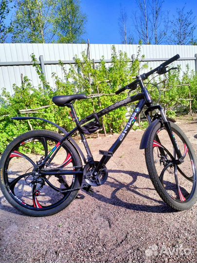 Велосипед взрослый на литых дисках BMW новый