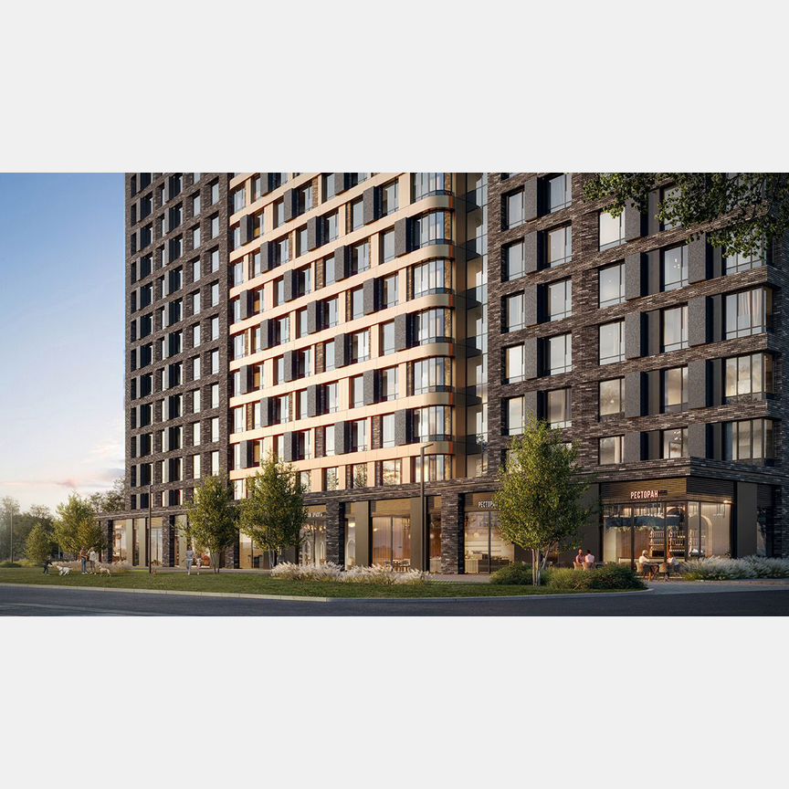 2-к. квартира, 70,9 м², 16/17 эт.