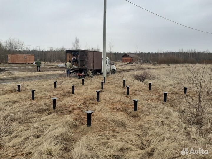 Винтовые сваи / Свайный фундамент под ключ