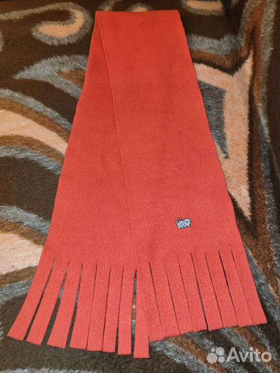 Шапка с шарфом детская