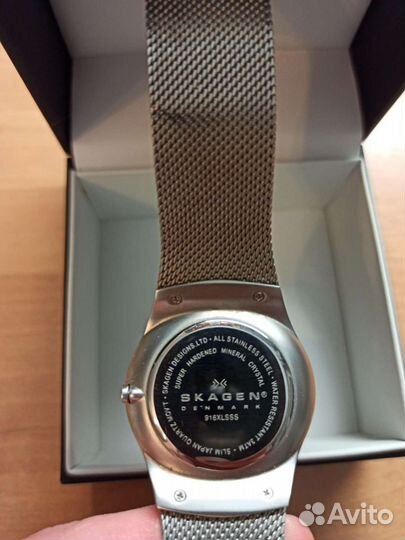 Часы Skagen 916xlsss стальные с кварцевым механизм