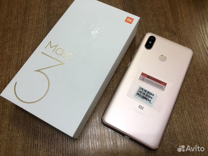 Xiaomi Mi Max 3, 6/128 ГБ