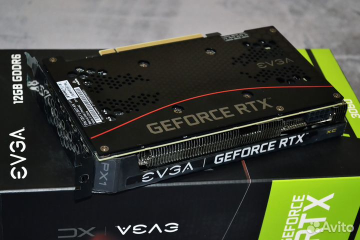 Nvidia RTX 3060 12GB Видеокарта evga