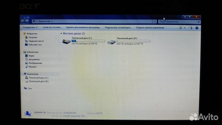 Нетбук Acer ZG 5
