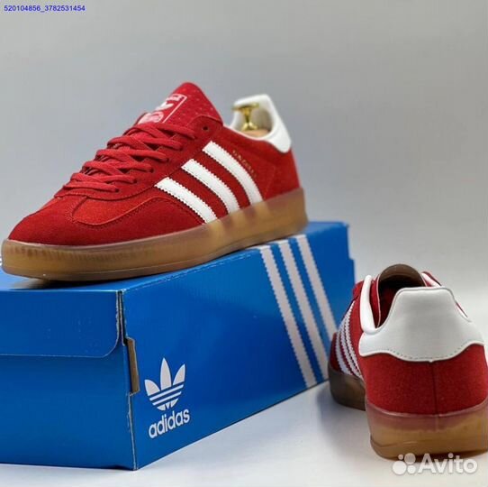 Кроссовки Adidas Gazelle Red (Арт.48217)