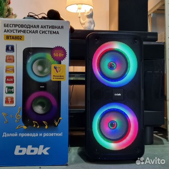 Портативная аудиосистема BBK BTA802