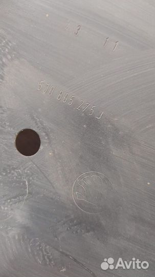 Жабо Skoda Fabia 2 С 2007 По 2014 Года