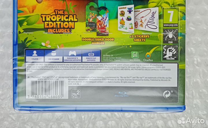 Marsupilami Tropical Edition PS4 (новый, диск)