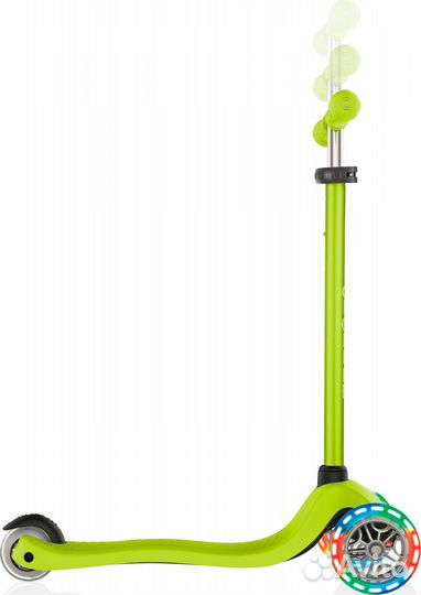 Самокат трехколесный Globber primo lights (2023) з
