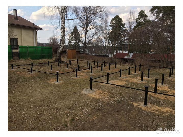 Сваи винтовые под ключ установка