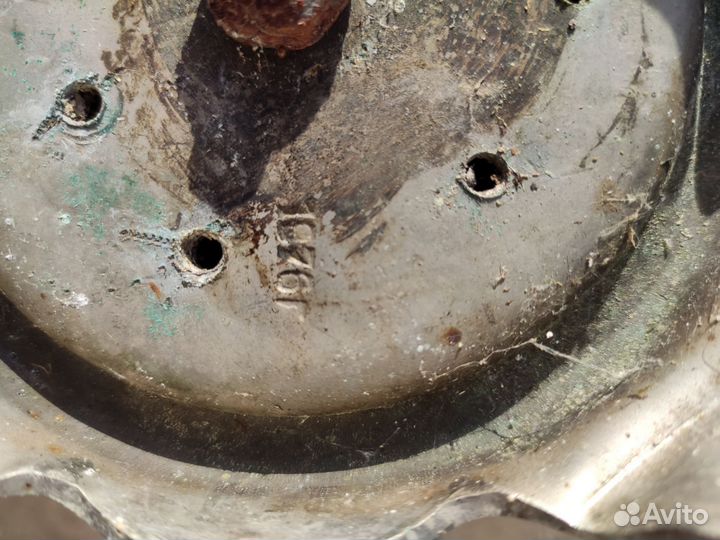 Самовар на дровах СССР латунный