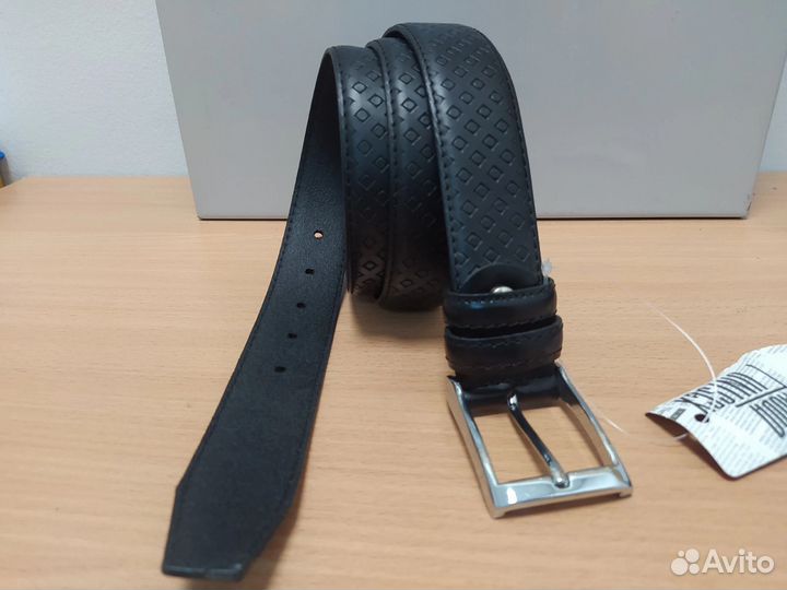 Мужской кожаный ремень. Брючный