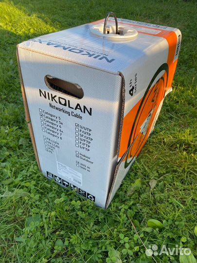 Кабель для интернета, видеокамер Nikolan 305 м