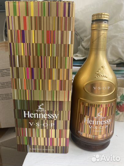 Пустая Бутылка с коробкой hennessy limited edition