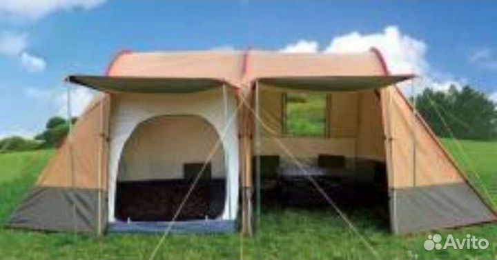 Палатка двухслойная с кухней 4-х местная TravelTop