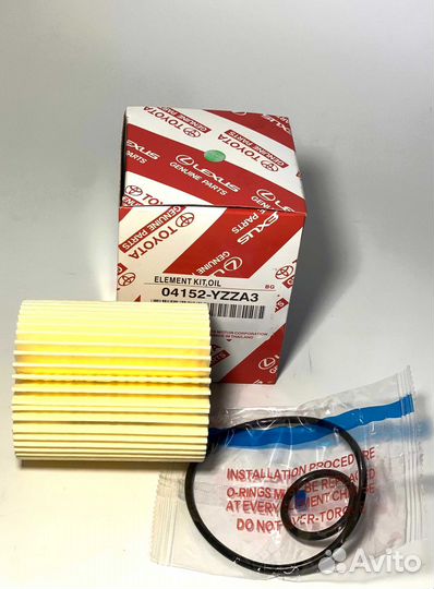 Фильтр масляный Toyota (OEM) 04152yzza3