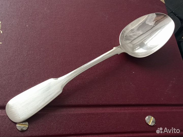 Серебряная царская столовая ложка