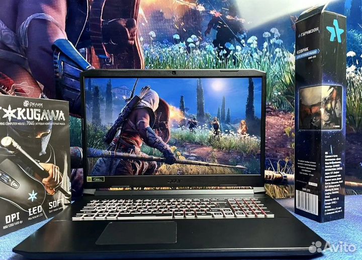 Мощный Acer Nitro 5/ Core i7/ RTX 3060/ SSD/ 16Gb