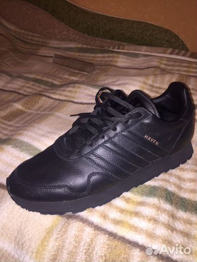 Adidas haven hot sale black leather