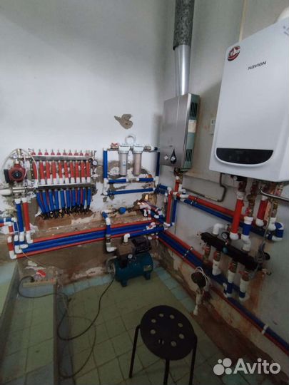 Монтаж систем отопления водоснабжения, канализации